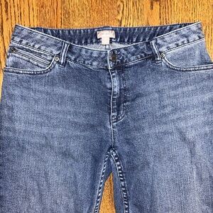 J.JILL Bootccut Mid Rise Denim Jeans EUC